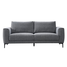 [230041598] Sofá 2 cuerpos Smile gris oscuro