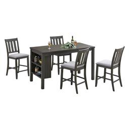 [230041616] Juego comedor bar 4 sillas Teluk