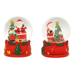 [230042065] Bola de cristal navideña 10cm c/luz