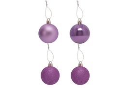[230042111] Bola navidad 6cm 20pcs lila