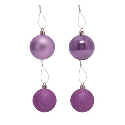 [230042123] Bola navidad 8cm 12pcs lila
