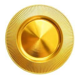 [230042410] Plato melamina 33cm bronce