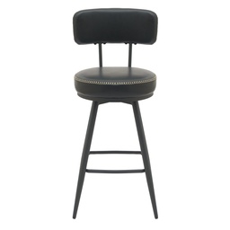 [230043516] Silla bar Soma giratoria negro set de 2