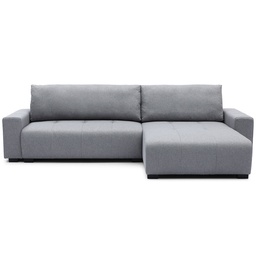 [230044228] Sofa cama reversible seccional Essen gris claro